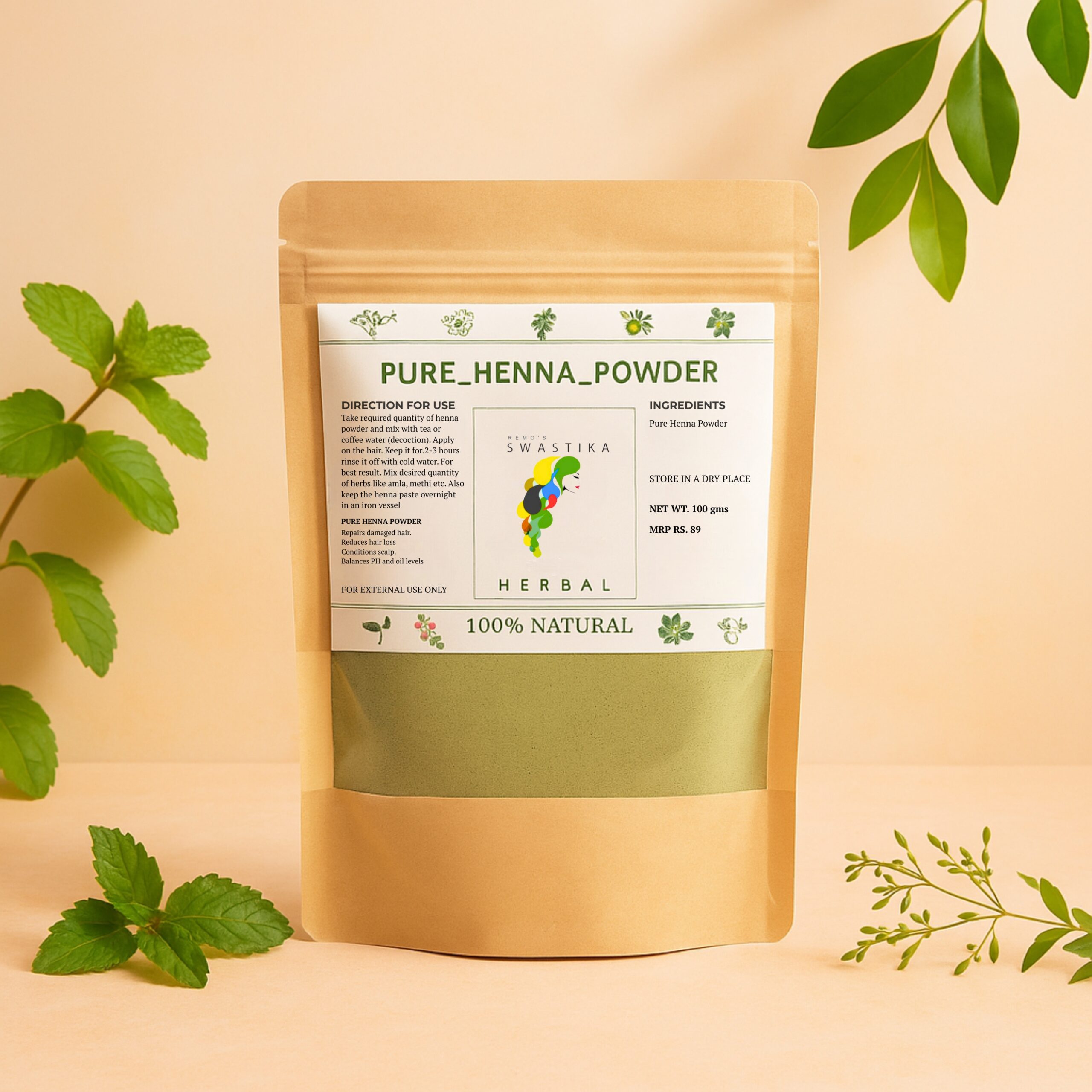 Pure Henna Powder | 100 g